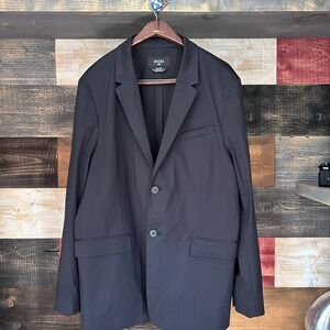 Rhone Blazer Mens XL Black Commuter Stretch Travel Sport Coat Jacket 101360